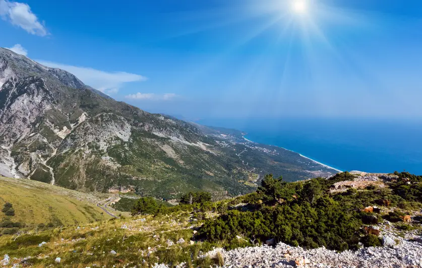 Dhermi Albania Llogara National Park