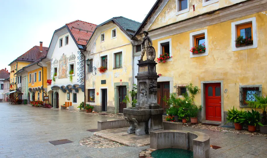 Old Town of Radovljica in Slovenia
