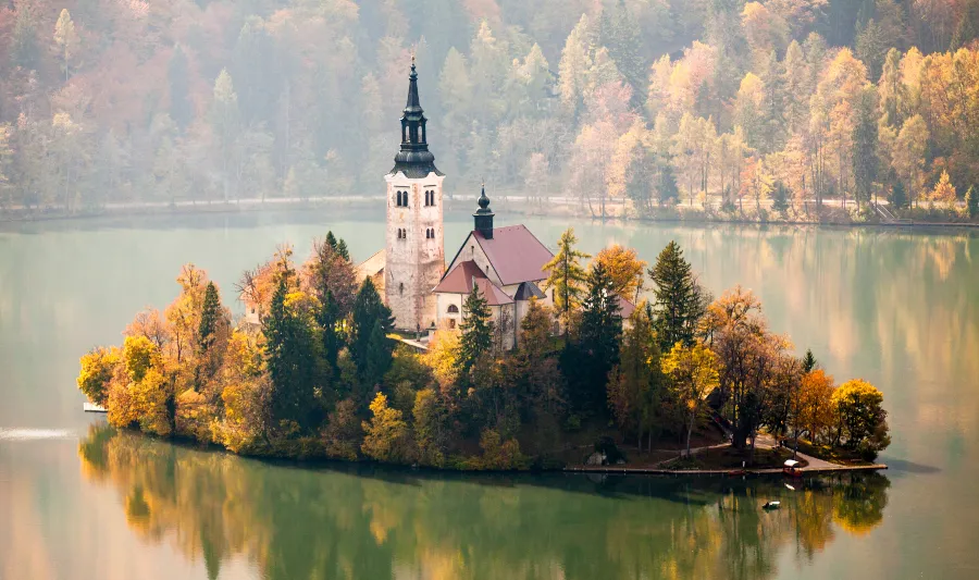 Church of the Assumption of Mary in Bled, Slovenia