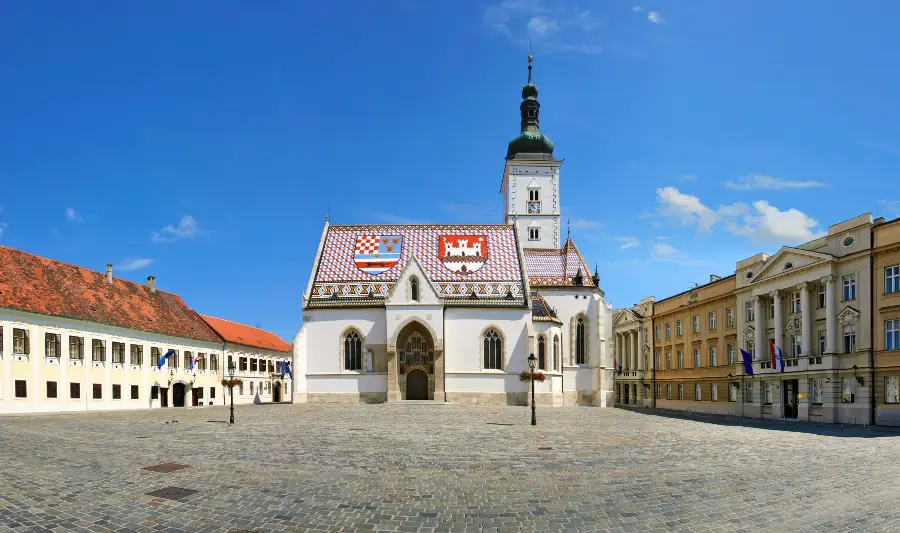St. Mark's Square Zagreb Croatia