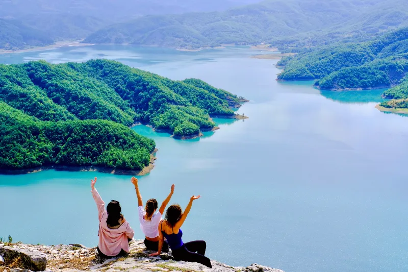 Lakes in Albania Bovilla Lake Tirana