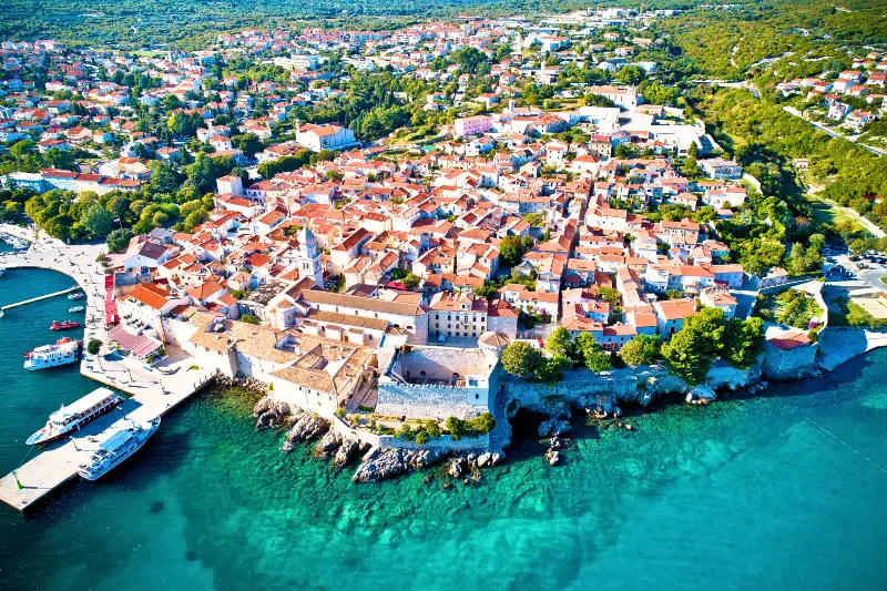 Krk Town Krk Island Croatia